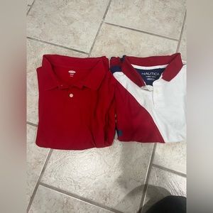 Two polo shirts  Old Navy — Nautica